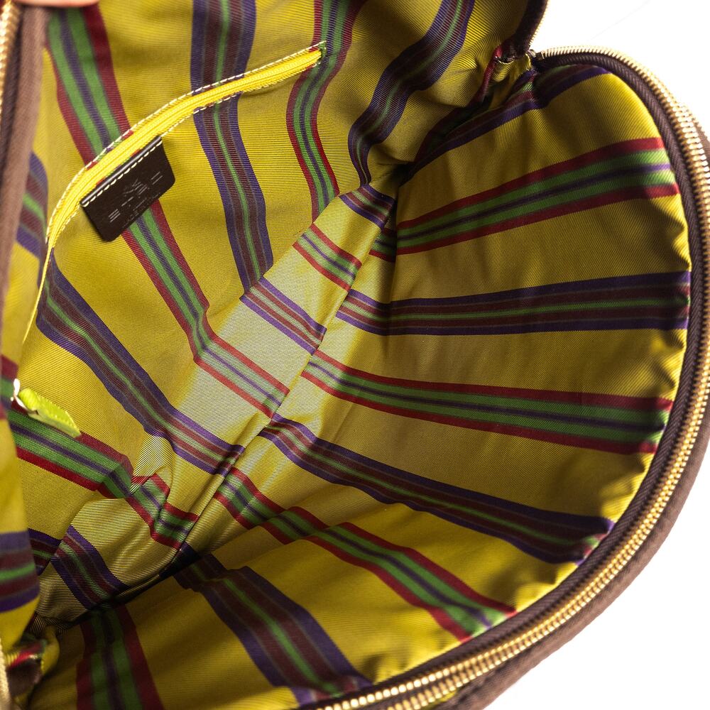 Etro Paisley Shoulder Bag Brown Lime Boho Euro Luxe Resort - Picture 9 of 13